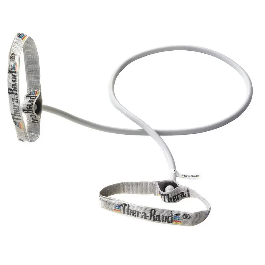 TheraBand Bodytrainer Vastuskuminauha Hopea (ultra raskas) 
