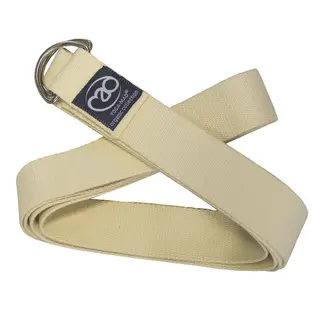 Organic Cotton Yoga Belt Natural