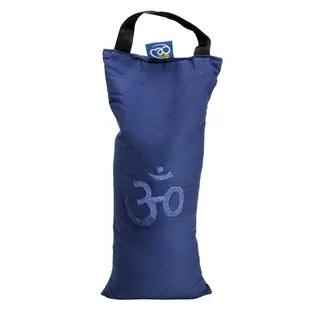 OM Yoga Sand Bag - Blå Granulat fyll