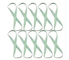 Sport-Thieme&#174; Set of 10 Rubber Bands, Gr een, low, 29x2 cm