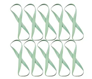 Sport-Thieme® Set of 10 Rubber Bands, Gr een, low, 29x2 cm