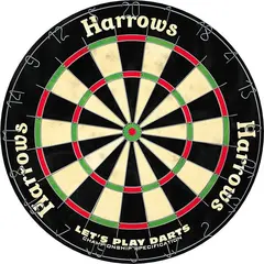 Dartstaulu Harrows Lets Play Darts Perinteinen dartstaulu ja tikat (6 kpl)
