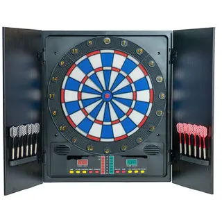 Catdart | Elektroninen Darts-setti Sis. Dartstaulu, kaappi sekä tikat