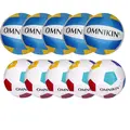 Omnikin&#174; jalkapallo ja lentopallo Pakkauksessa 10 superkevytt&#228; palloa