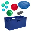Nystyräpallo -laatikko 5 palloa, tasapainotyyny ja rulla