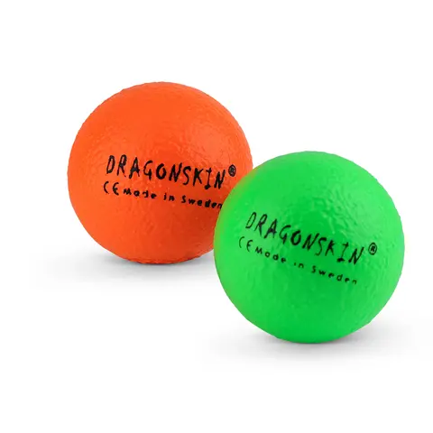 Dragonskin skumball - 9 cm god sprett Kvalitetsballer i neonfarger