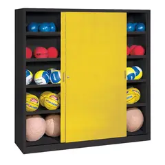 C+B Ball Cabinet yellow