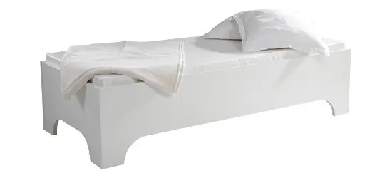 Sport-Thieme | Tärisevä Musiikkisänky 206x96x50 cm | Valkoinen 