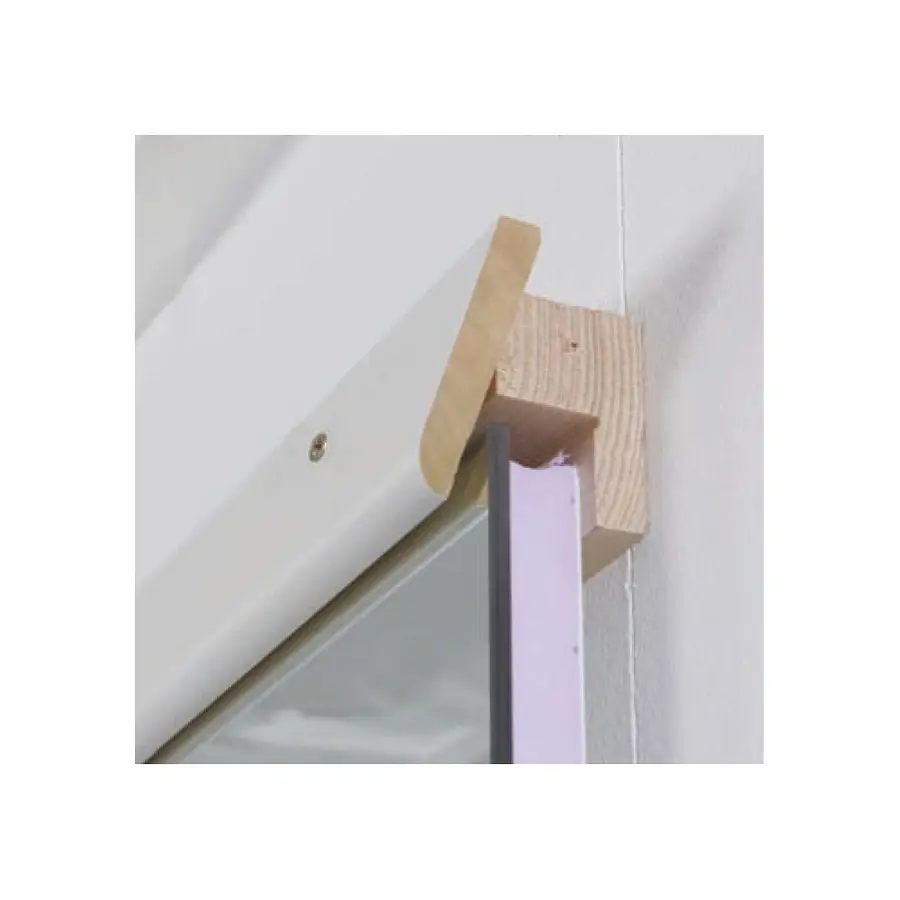 Peitelista Krystall | Peiliseinään 220x4x3 cm | Valkoinen 