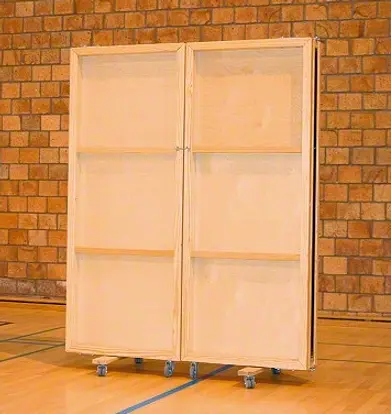Peiliseinä liikutettava 300 x 180 cm Taitettava peiliseinä pyörillä 