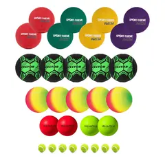 Leikkipalloja ulkokäyttöön (30 kpl) Pallosetti ulkokäyttöön