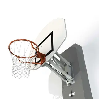 Basketballanlegg veggmontert Høydejusterbart med gassfjæring