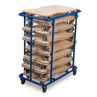 Sport-Thieme | Säilytyskärry 62x35 cm | 15 skeittilaudalle