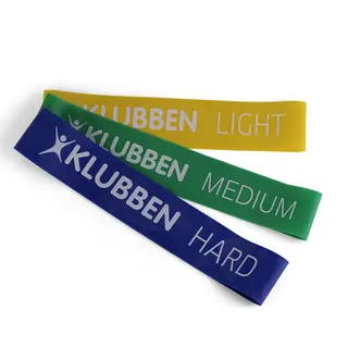 Klubben | Mini Vastuskuminauha 1 kpl | Keskivahva | Vihre&#228;
