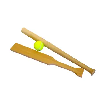 Ball Bats Kit 1 round and 1 flat with ball