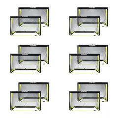 BazookaGoal | 120X75 cm | 12 stk Fotballmål for småbanespill - Bazookamål
