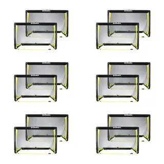 BazookaGoal | 120X75 cm | 12 stk Fotballmål for småbanespill - Bazookamål