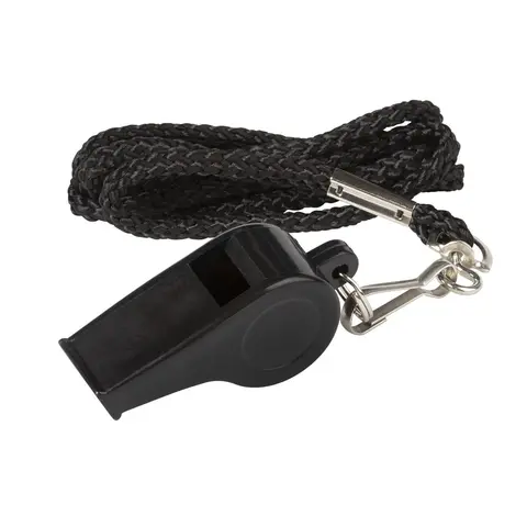 First referee whistle w/ Deluxe lanyard