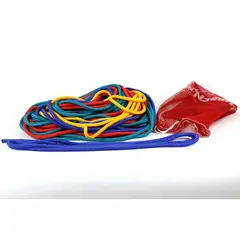 Skipping rope 3 m - Set of 20 4 colors - 5 of each in a meshbag