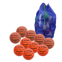Basketballpakke Junior str 5 10 basketballer | 1 ballbag
