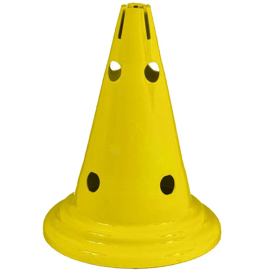 Merkkikartio joissa reikiä 1kpl | 30 cm 8 koloa, keltainen 