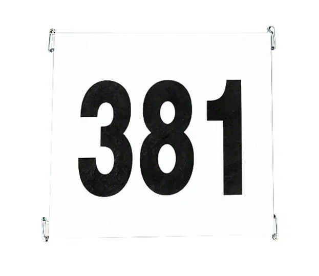 Starting Number Set on  Tear-proof Paper , Set 1-100 