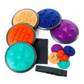 Gonge® Tactile Discs Medium Tactile Discs, Set 2