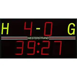 Scoreboard Football F300B 130x90x110 cm Trådlås resultattavle