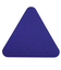 Fargede fliser Trekant blå 30 cm | 1 stk. blå 