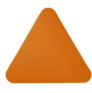 Kolmiolaatta Oranssi, sivu 30 cm 1 kpl, pestävä laatta