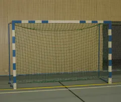 K&#228;sipallomaali 3x2 m, valkoinen/sininen 1 kpl | taitettavat verkkoj&#228;nteet mukana
