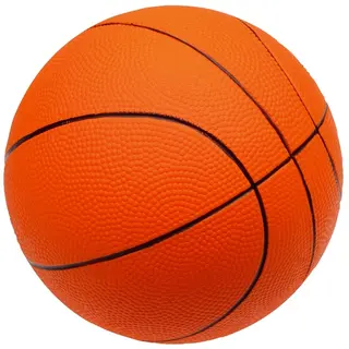 Softball PU-skum 20 cm oransje Myk basketball i størrelse 3