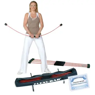 Flexi-Bar | Ryhm&#228;setti 10 tankoa | S&#228;ilytyslaukku