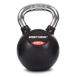 Kahvakuula kumitettu 4 - 32 kg Luistamaton kahva kromia