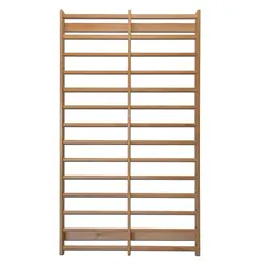 Klubben Premium Ribbevegg 265 x 150 cm 2 seksjoner | Avstand 15,5 cm | Bøk