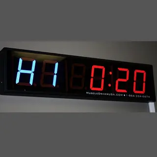 Digital Led Timer Veggmontert stoppeklokke