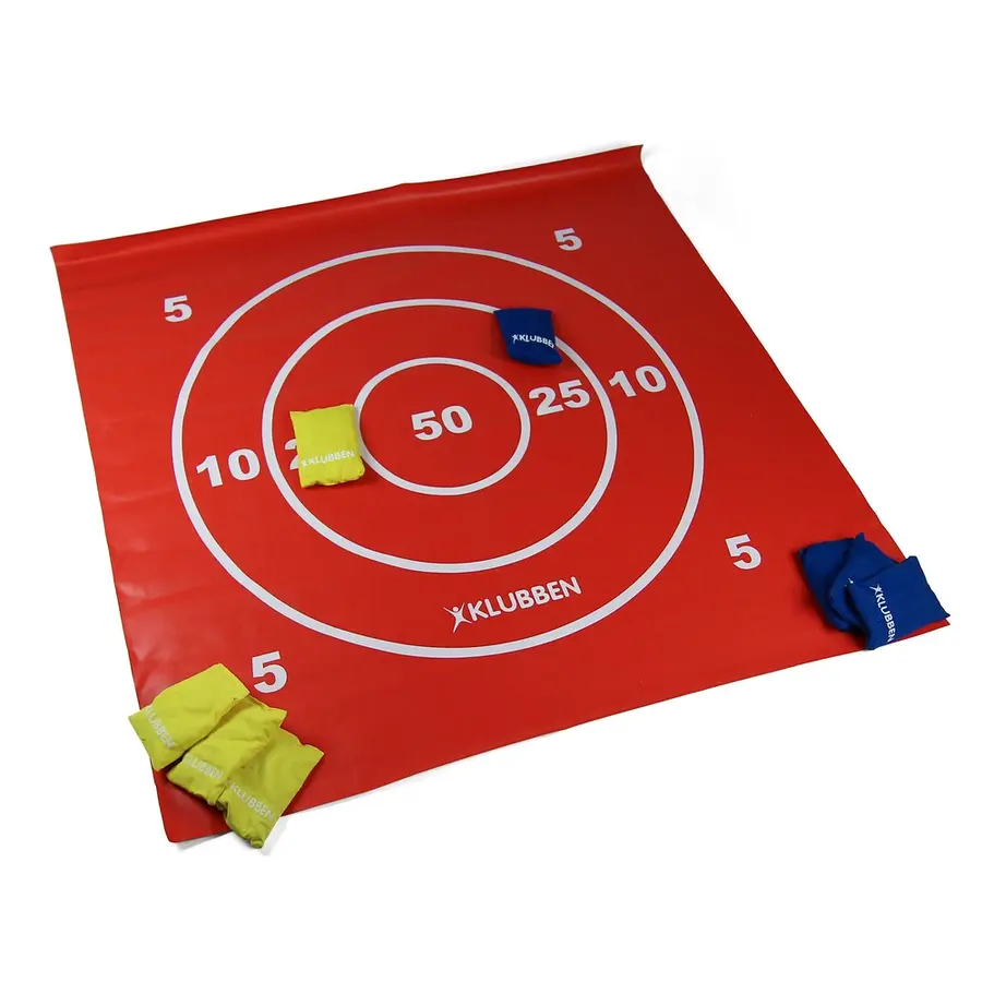 Pistemattosetti Target Toss Matto ja 8 hernepussia 