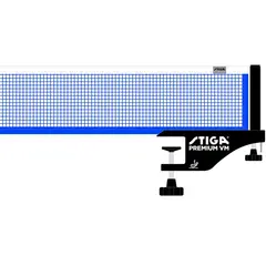 Stiga | Pöytätennisverkko Premium VM Ruuvikiinnitys | ITTF-hyväksytty