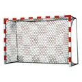 Verkko K&#228;sipallomaaliin 3x2 m Valkoinen/Punainen | 80/100 | 3,5 mm