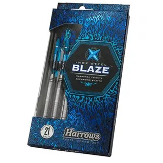 Dartstikka Blaze Softtip Inox Steel (3) 24 grammaa - elektroniseen dartstikkaan