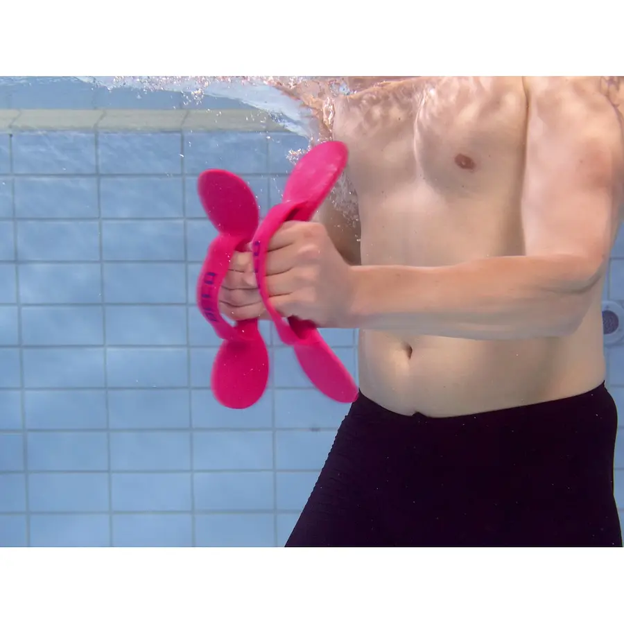 Aqua-BeFlex Käsimelat pinkki Monipuolinen työkalu vesikuntoiluun 