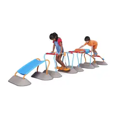 Gonge Mini Parkour Mega Set Motoriikkaa, tasapainoa ja yhteistyötä