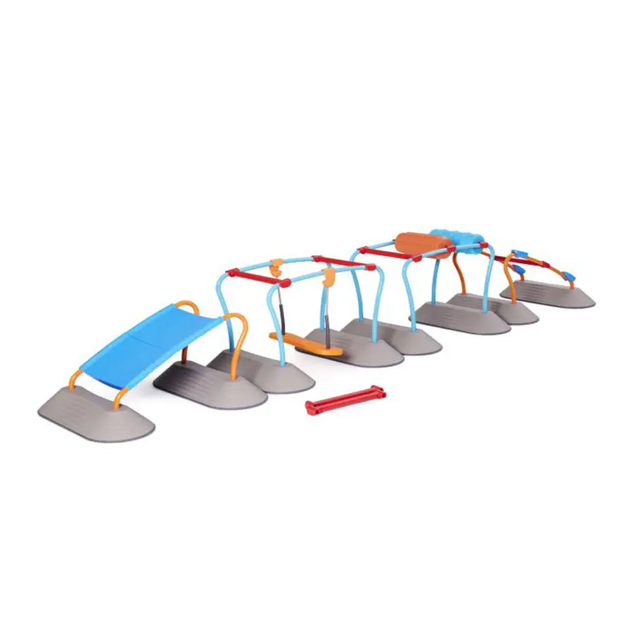 Gonge Mini Parkour Mega Set Motoriikkaa, tasapainoa ja yhteistyötä 