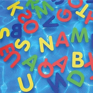 Sport-Thieme® "Alphabet Soup"  Water Lea rning Game