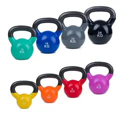 Sport-Thieme&#174; Vinyl Kettlebell Saatavilla 4-24 kg