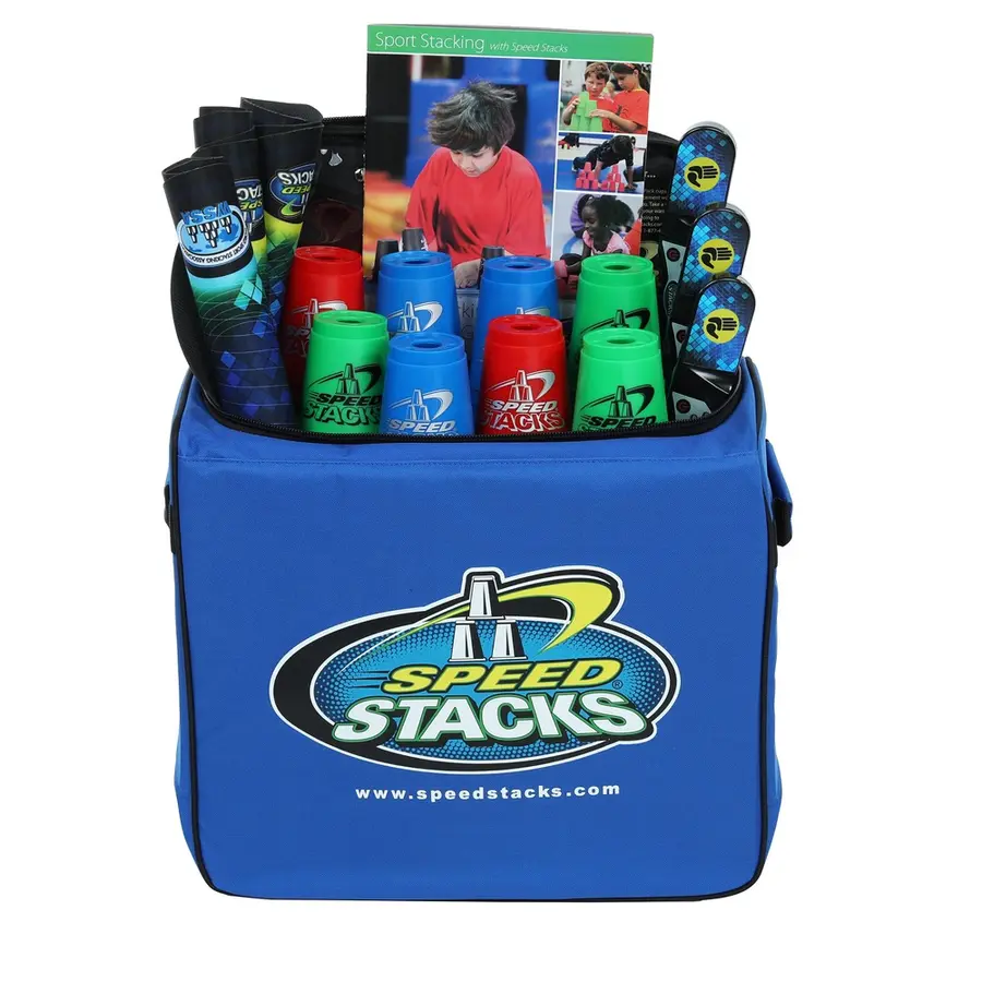 Speed Stacks koulusetti 15hlö täydellinen sarja lisävarusteilla 