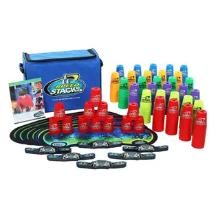 Speed Stacks koulusetti 30 hl&#246; t&#228;ydellinen sarja lis&#228;varusteilla