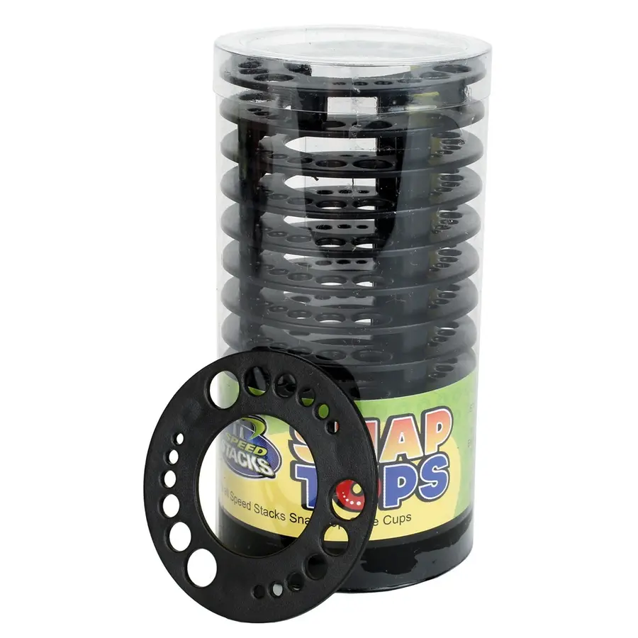 Speed Stacks | Snap Tops 12 kpl | Atomic Black 