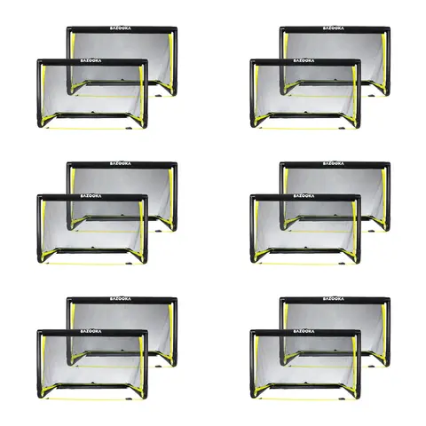 BazookaGoal (12 stk) Fotballmål - 150x90 cm