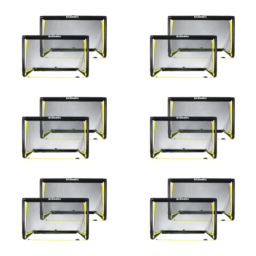 BazookaGoal XL | Jalkapallomaali 150 x 90 cm | 12 kpl paketti 